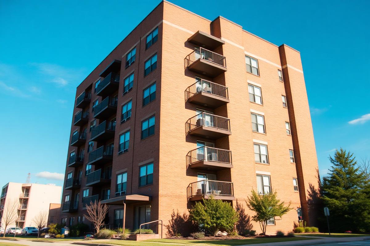Exterior of Murdock Villa, a multi-story THA apartment building